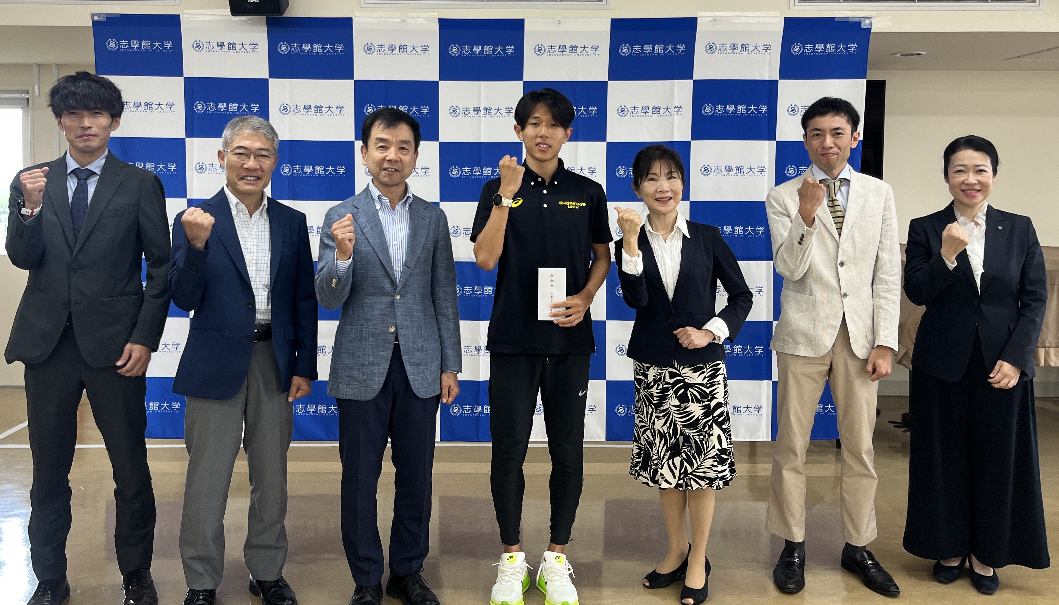 「第94回 日本学生陸上競技対校選手権大会」の壮行会が行われました。：サムネイル画像