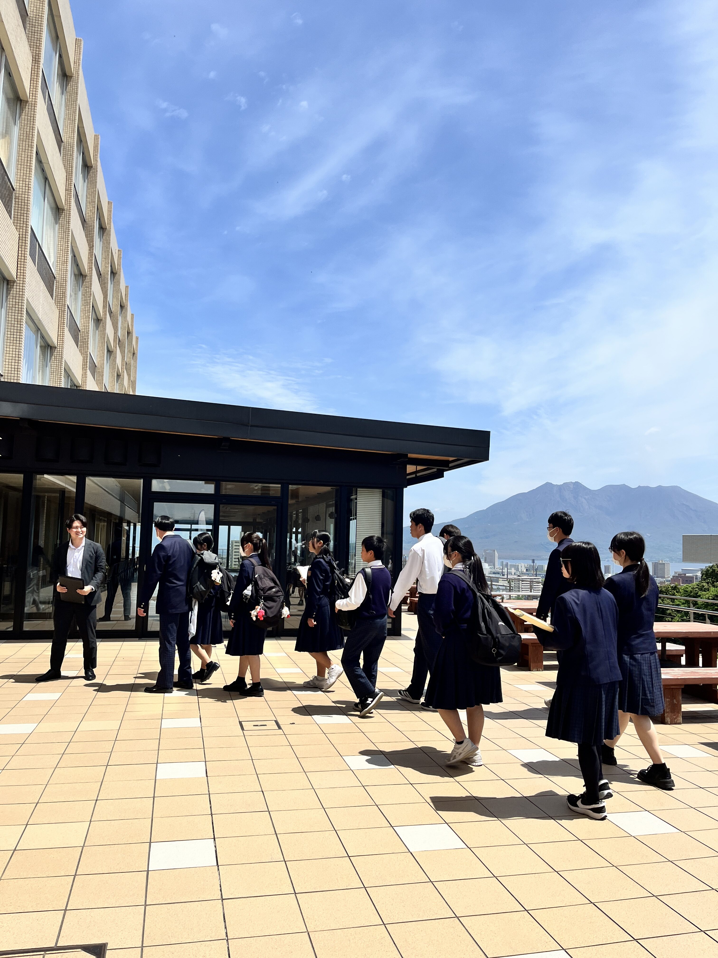 垂水高校の皆さんが大学見学に来られました：サムネイル画像