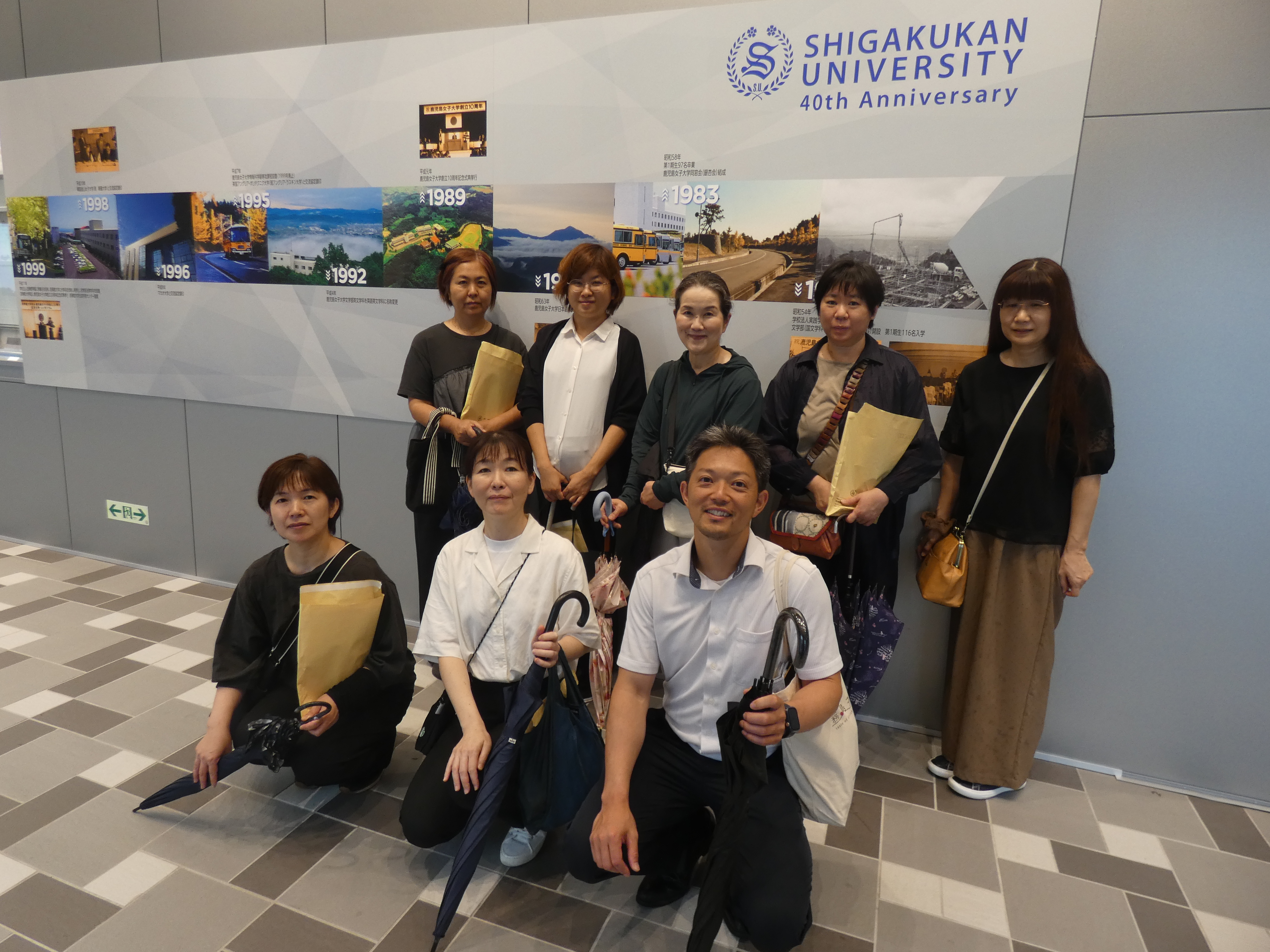 国分中央高校PTAの皆さんが大学見学に来られました：サムネイル画像